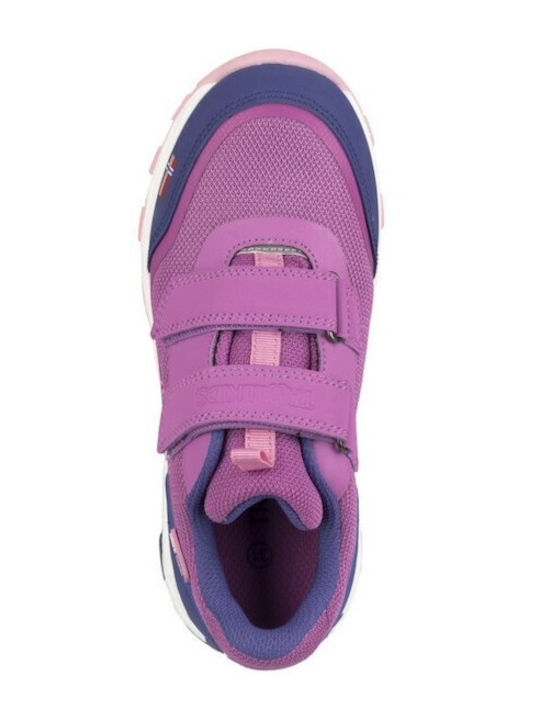Kids Hiking Shoes Hiker Waterproof with Velcro Pink