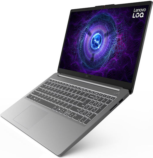 Lenovo LOQ 15IAX9E 15.6" IPS FHD 144Hz (Kern i5-12450HX/16GB/512GB SSD/GeForce RTX 2050/W11 Startseite) Luna Grey (GR Tastatur)
