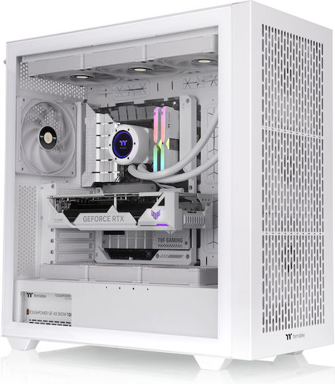 Thermaltake AX500 Gaming Full Tower Computer Case with White Side Window