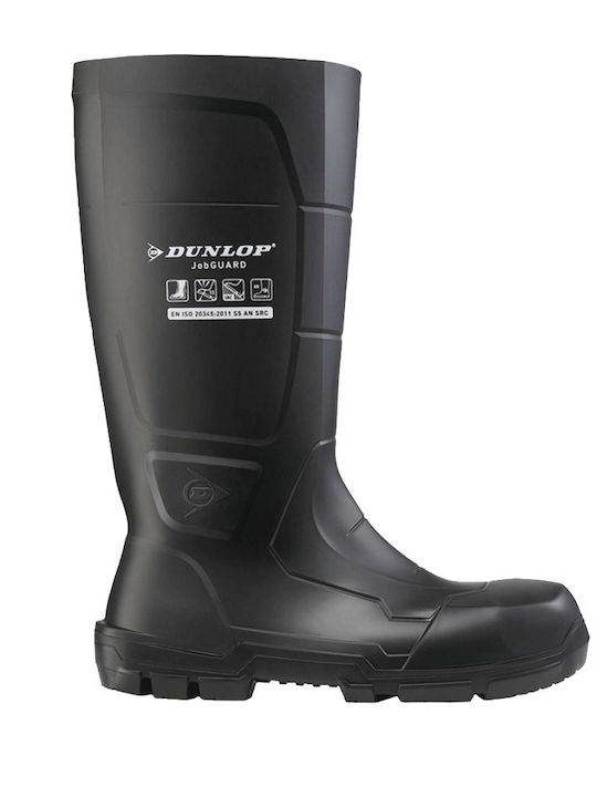 Dunlop Work Wellies Black