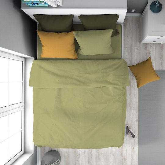 Dimcol Queen 220x240 Solid 504 Olive
