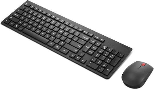Lenovo Essential Wireless Keyboard Mouse Combo Gen2 Σετ Πληκτρολόγιο & Ποντίκι Ελληνικό