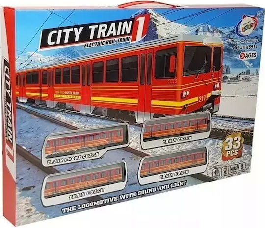 Lean Toys Set with Train with Sound and Light for 1.5+ years+ Years