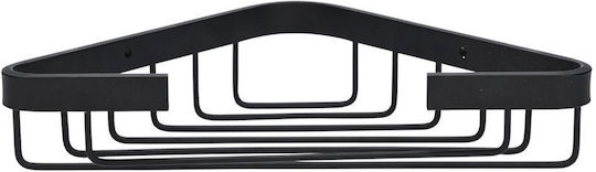 Estia Stance Raft De Baie Colțar Montat Pe Perete Metalic 25x17x6.5cm Neagră Estia Stance Raft De Baie Colțar Montat Pe Perete Metalic 25x17x6.5cm Neagră