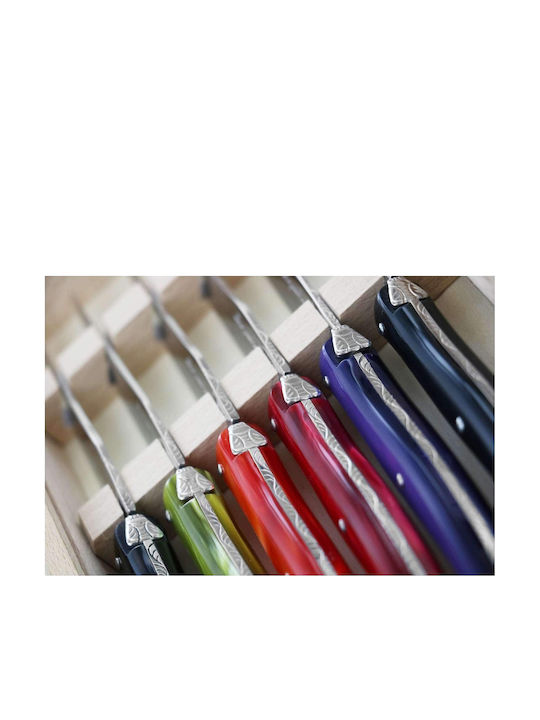 Andre Verdier Automne Laguiole Deluxe Set Cuțite Cu Bază Din Oțel Inoxidabil 12cm 6 Bucăți