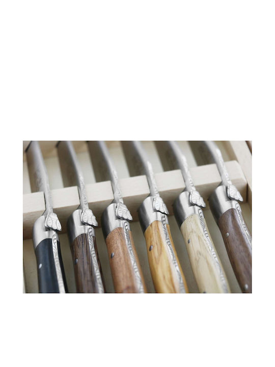 Andre Verdier Laguiole Origine Set Cuțite Cu Bază Din Oțel Inoxidabil 12cm 6 Bucăți