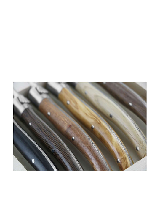 Andre Verdier Laguiole Origine Set Cuțite Cu Bază Din Oțel Inoxidabil 12cm 6 Bucăți