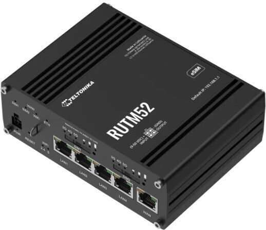 Teltonika RUTM52 Ασύρματο 4G Router Wi‑Fi 5 με 5 Θύρες Gigabit