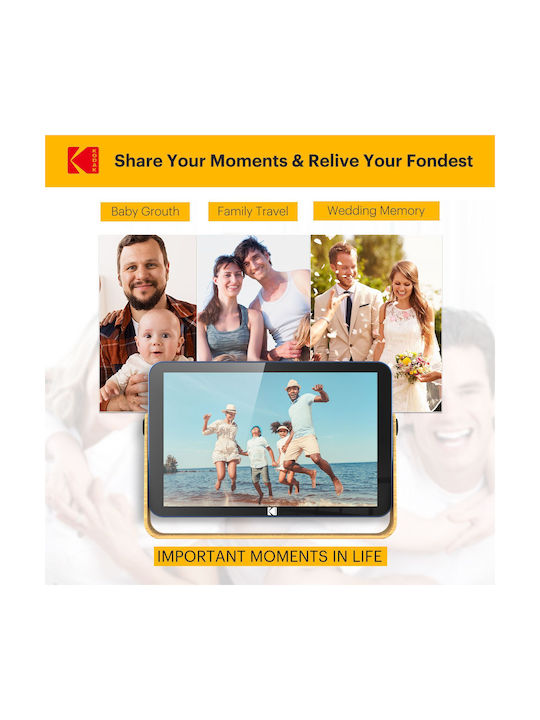 Kodak Ψηφιακή Κορνίζα με Οθόνη Αφής με WiFi Μπλε RWF-108V