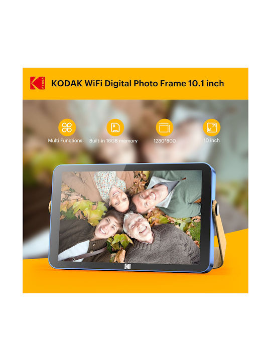 Kodak Ψηφιακή Κορνίζα με Οθόνη Αφής με WiFi Μπλε RWF-108V
