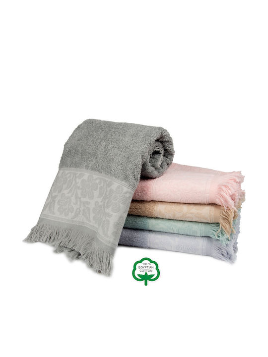 Dimcol Bath Towel Set 3pcs Nemesis 11 Grey Dark Weight 475gr/m²