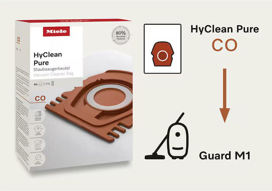 Miele Hyclean Vacuum Cleaner Bags 5pcs Compatible with Vacuum Cleaner Miele