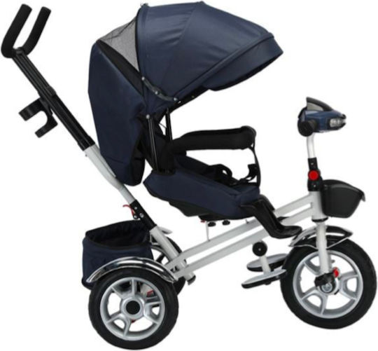Convertible Kids Tricycle with Parental Handle 4 in 1 Blue