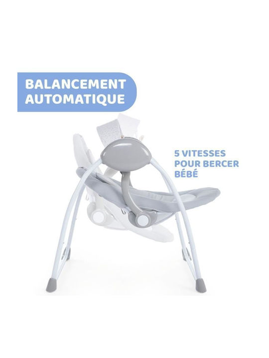 Chicco Manual Relax pentru Bebeluși Relax & Play Grey-White pentru Copil până la 10kg