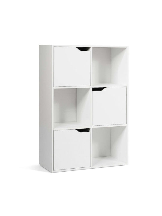 Βιβλιοθήκη Λευκή 60x29x90εκ.