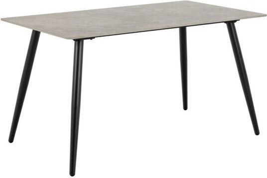 Norsica 588 Τραπεζαρίας Γκρι, Μαύρο 140x80x75εκ. Norsica 588 Τραπεζαρίας Γκρι, Μαύρο 140x80x75εκ.