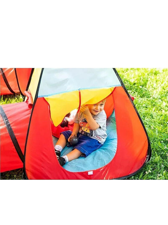 Cort pentru Copii Tunel Pop Up Multicolor pentru 3+ ani