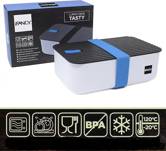 Cutie De Prânz Din Silicon Albă Cu Compartimente 1lt