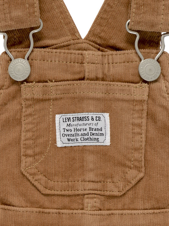Kids' Corduroy Jumpsuit Brown