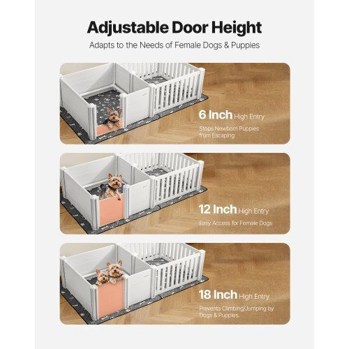 Vevor Plastic Food Storage Container for Dog & Cat 73x38x50cm