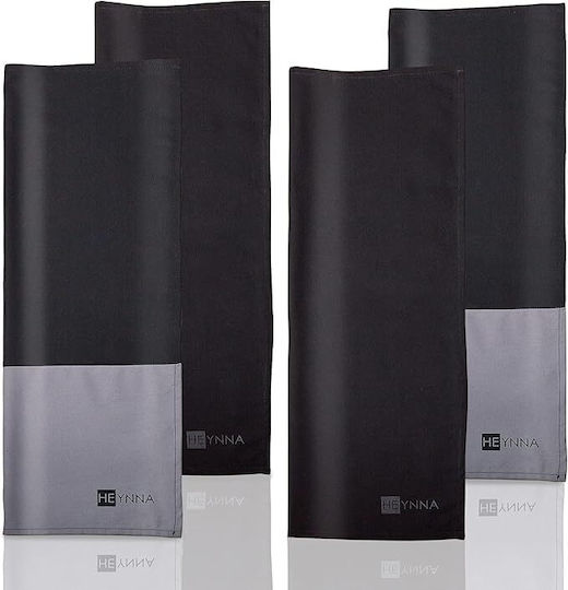 Prosop din 100% Bumbac în Culoarea Negru 50x70cm 4buc Prosop din 100% Bumbac în Culoarea Negru 50x70cm 4buc