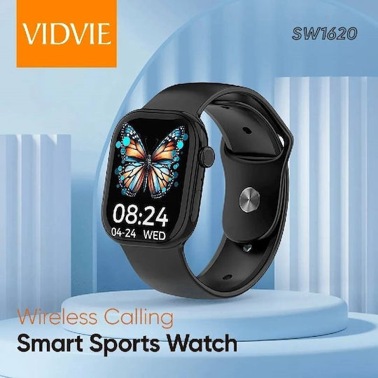 Vidvie SW1620 47mm Smartwatch mit Pulsmesser (Schwarz)