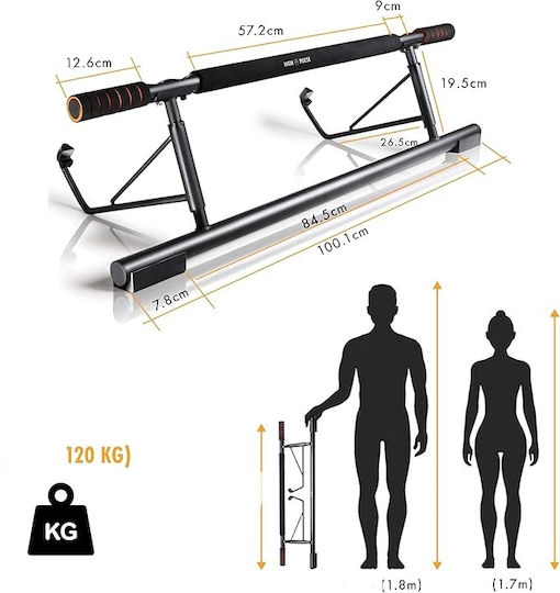 Bară de tracțiune Ușa pentru Utilizator până la 120kg