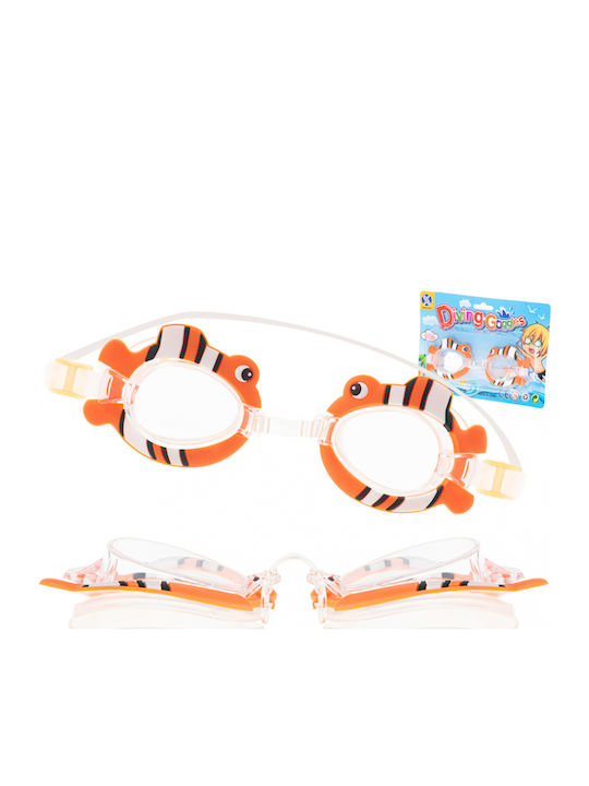 ikonka Swimming Goggles Kids Orange