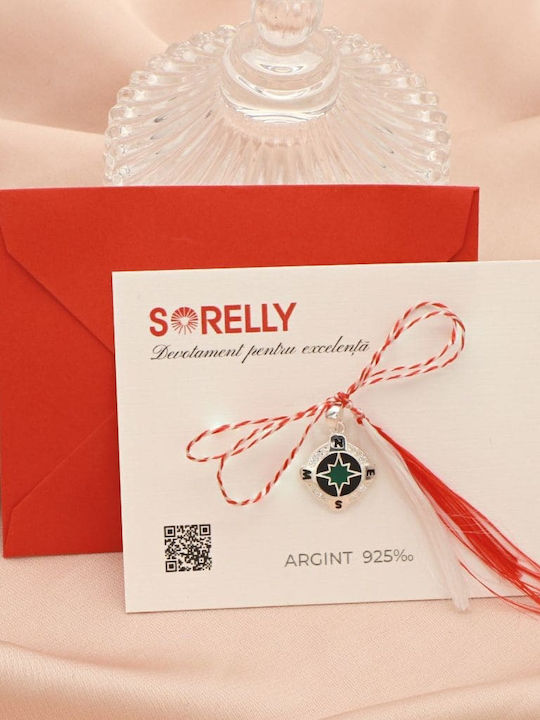 Sorelly Charm Aus Silber Grünes