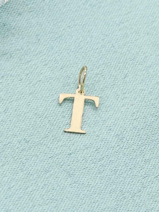 Sorelly Charm Monogramă Din Aur Galben 14 Carate