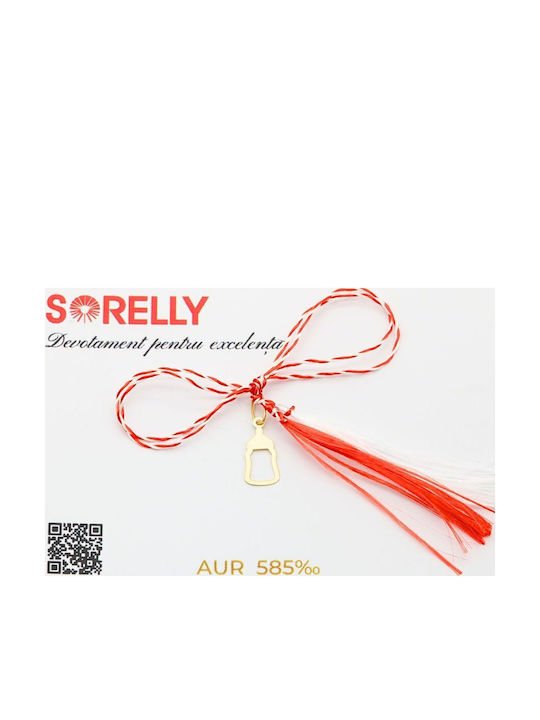 Sorelly Кремъст Фулактó от Жълто Злато 14К