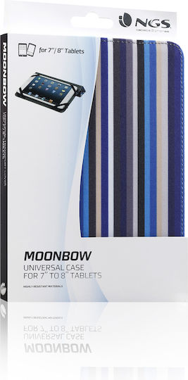 NGS Flip Cover Πολύχρωμη (Compatible with 8-inch tablets)