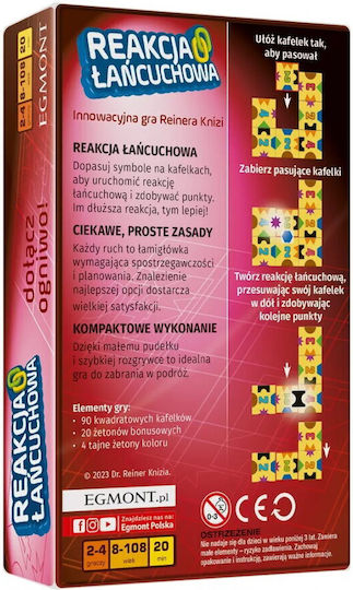 Board Game for 2-4 Players 8+ Years Old (PL) Egmont