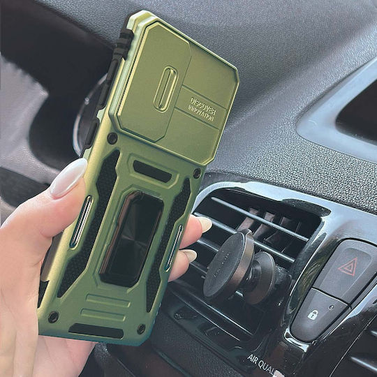 Ring Armor Camshield Sonique Case Samsung Galaxy A36 5G Khaki