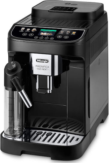 De'Longhi Magnifica Evo Next Automatic Espresso Coffee Machine 1450W Pressure 15bar for Cappuccino with Coffee Grinder ECAM310.60.B