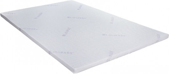 Green Future Topper Lavanda Therapy Single Spumă cu Husă Detașabilă 90x200x5buc