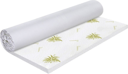 Ανώστρωμα Free Air King Size Memory Foam Eμποτισμένο με Αλόη 180x190x3εκ.