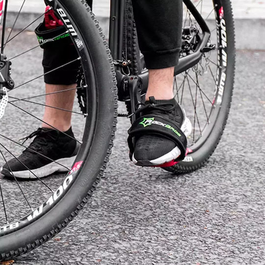 Rockbros Gzt1001 Bicycle Pedal Straps - Black