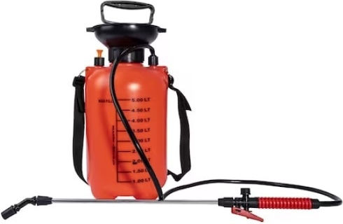 Drucksprüher mit Kapazität 5Es in Rot Farbe