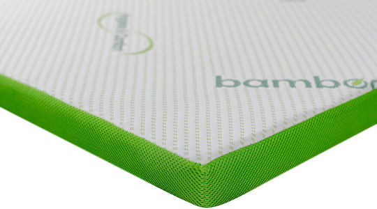Green Future Ανώστρωμα Bamboo Μονό Memory Foam με Ίνες Μπαμπού & Αποσπώμενο Κάλυμμα 90x200x5εκ.
