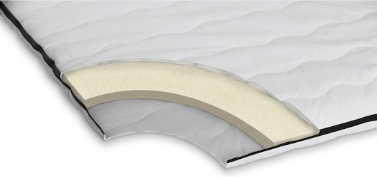 Green Future Matratzentopper Memory Halb-Doppel Memory-Schaum mit Abnehmbarem Bezug 120x200x5cm