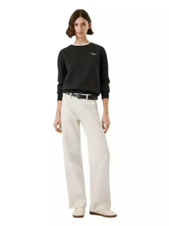 Long Women's Sweatshirt Black