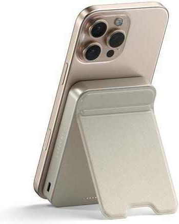 Satechi OntheGo Qi2 MagSafe Power Bank 10000mAh 15W Beige