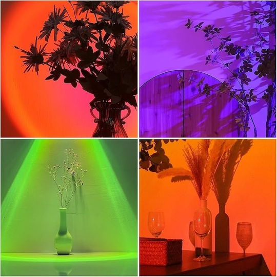 Projector Φωτιστικό LED Θερμό Λευκό Sunset Projector Φωτιστικό LED Θερμό Λευκό Sunset
