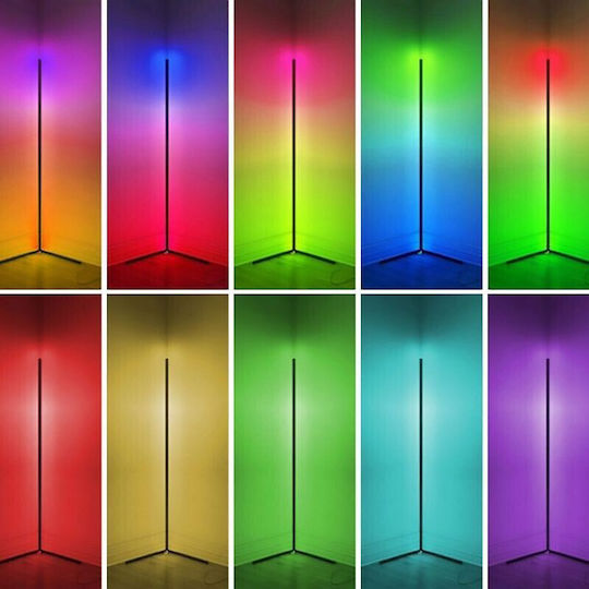 Masterled Lampa de podea LED Î140xL37cm. cu Lumină RGB 150lm Gri