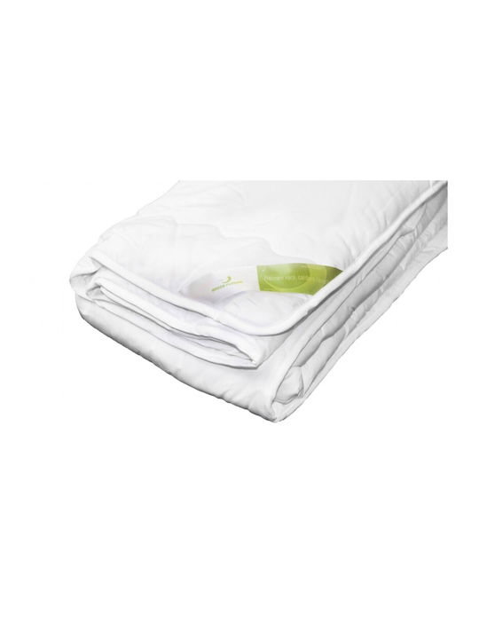 Green Future Bettdecke Einzelbett 140x200cm Weiß 200 GSMGsm