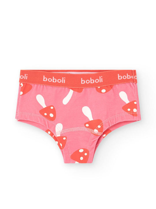 Boboli Σετ Παιδικά Βρακάκια Ροζ 3τμχ