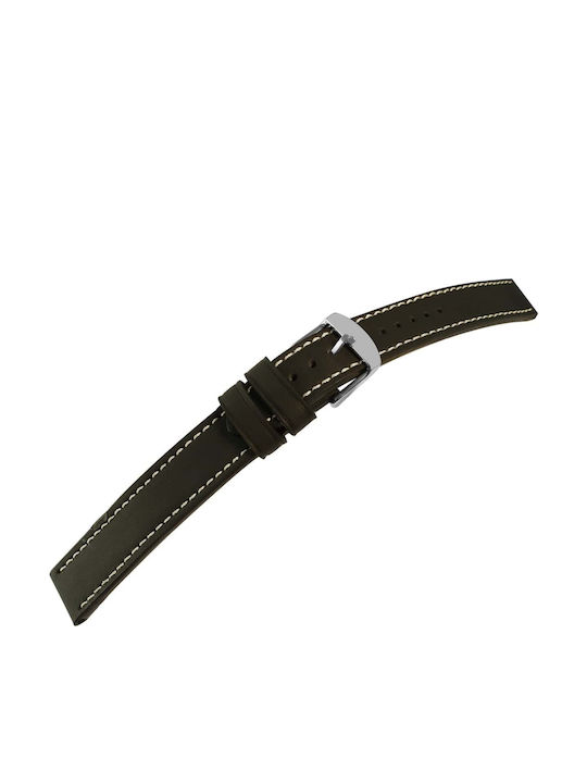 New Era Δερμάτινο Λουράκι Μαύρο 18mm