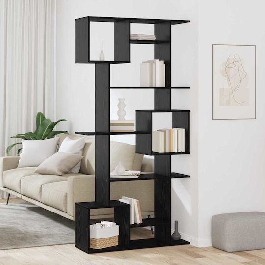 Библиотека Стена Черен 92x29x188см Библиотека Стена Черен 92x29x188см