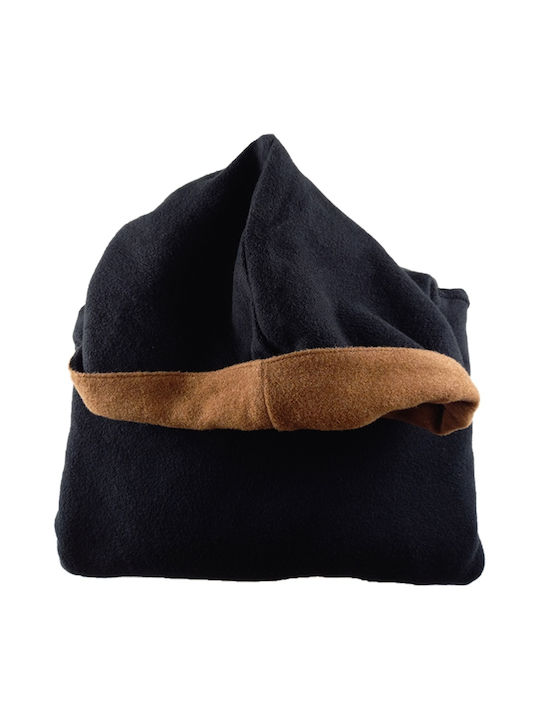 Pătură Polar Fleece Cu Mâneci 79x118cm Negru